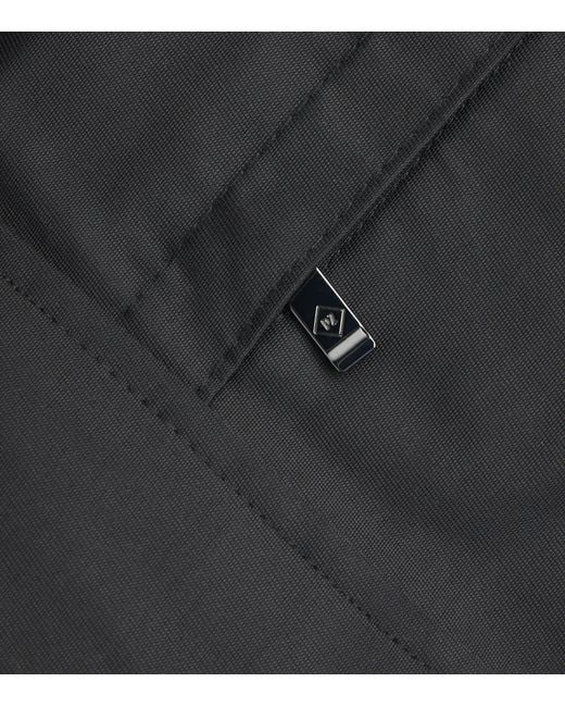 Pal Zileri Black Cotton-Blend Field Jacket for men