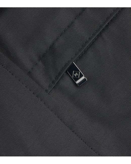 Pal Zileri Black Cotton-Blend Field Jacket for men