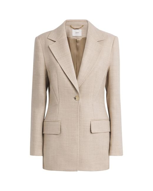 Joseph Natural Virgin Wool Fallon Blazer