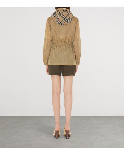 Burberry Natural Technical Adaptable Check-Trim Parka