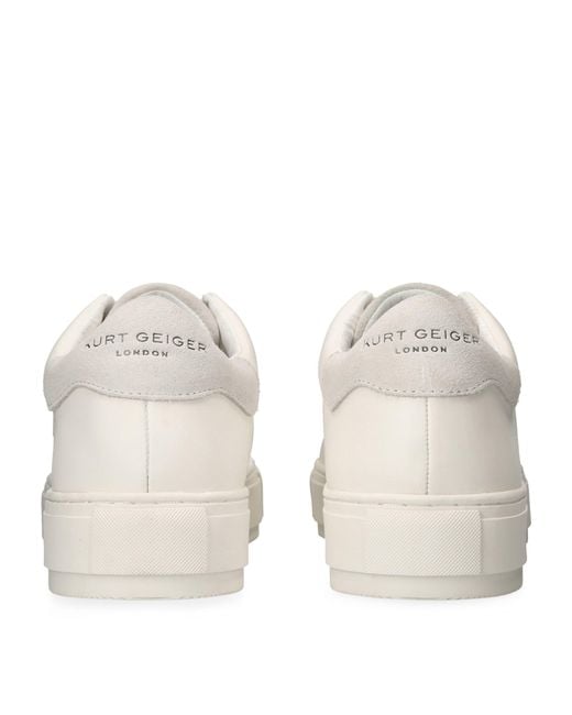 Kurt Geiger White Leather Laney Sneakers for men