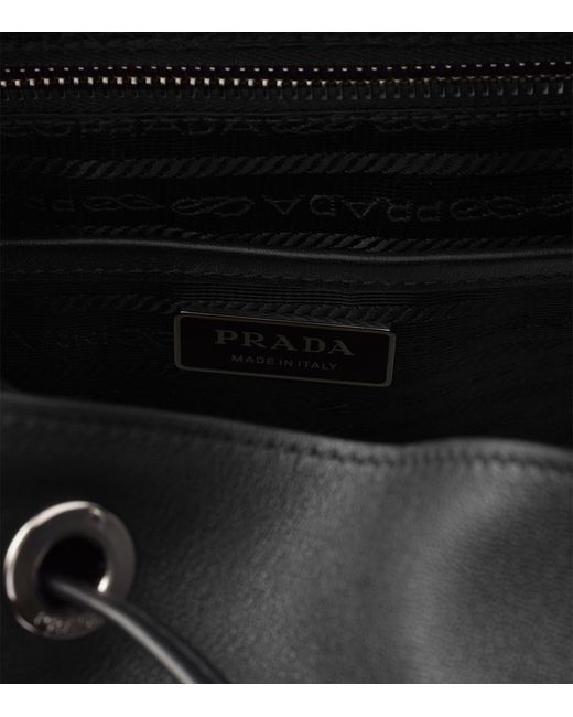 Prada Black Medium Lambskin Backpack