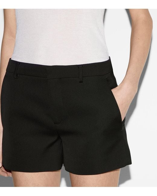 Gucci Black Wool Tailored Shorts