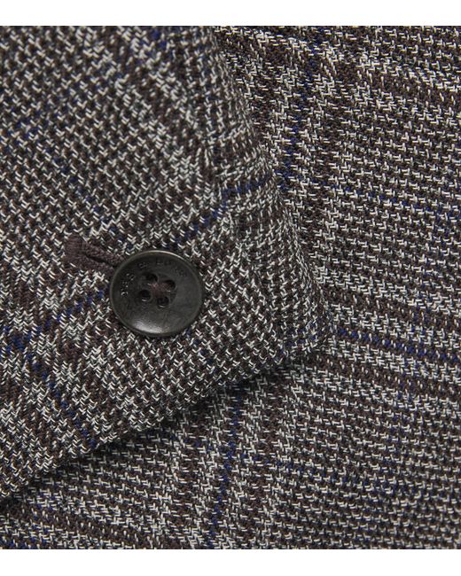 Rag & Bone Gray Wool Plaid Blazer for men