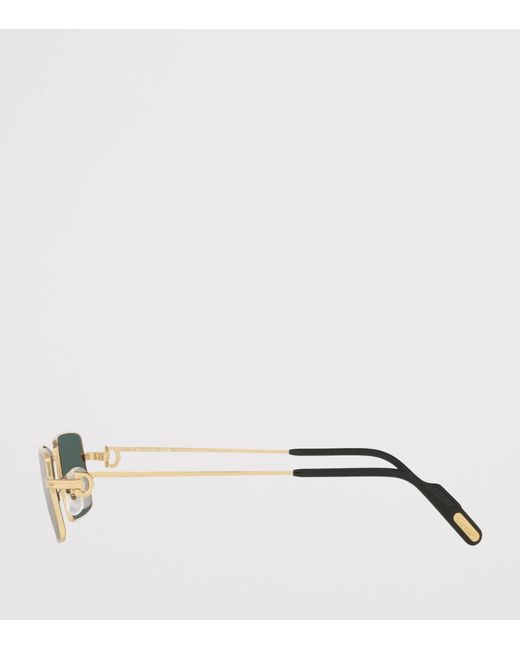 Cartier Green Ct0501S Rectangular Sunglasses