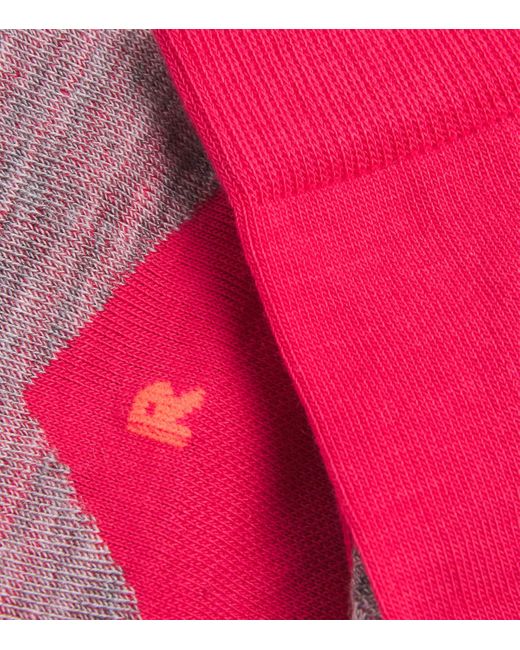 Falke Pink Ru4 Endurance Running Short Socks