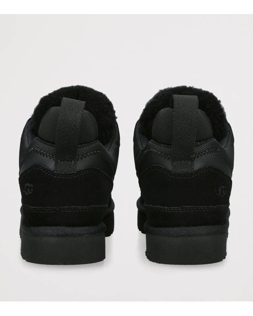 Ugg Black Suede Lowmel Sneakers for men