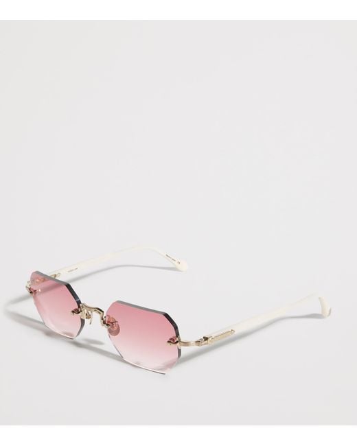 Matsuda Pink M5010 Octagonal Sunglasses for men