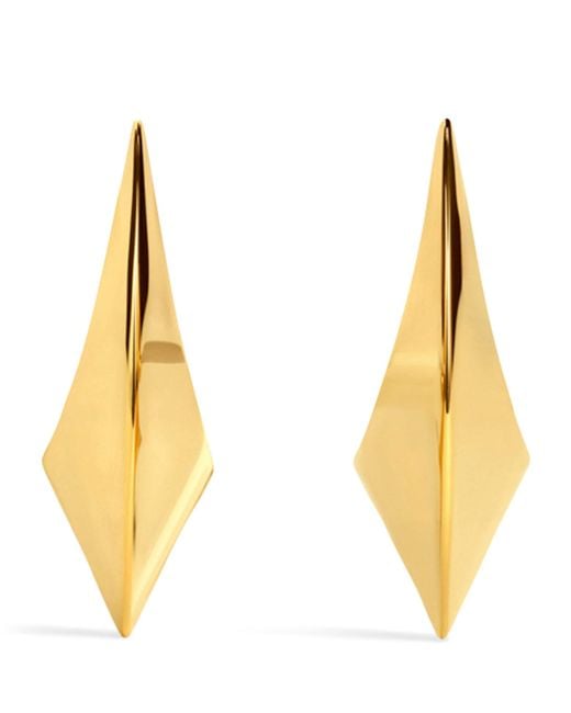 Alaïa Metallic Small Edge Earrings