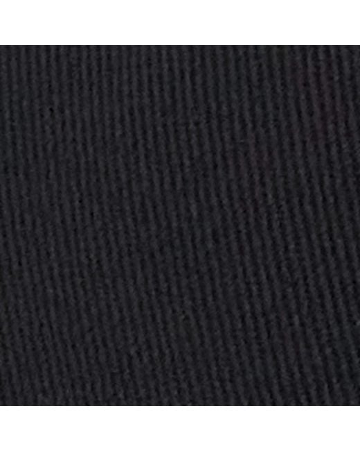 Moose Knuckles Black Cotton Logo Baseball Cap for men