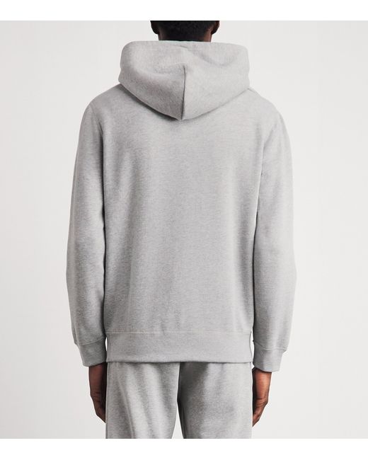 Polo Ralph Lauren Gray Cotton Polo Pony Hoodie for men