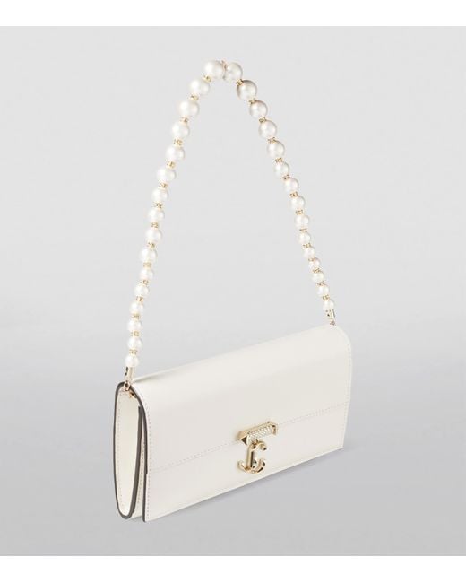 Jimmy Choo Natural Leather Varenne Chain Wallet