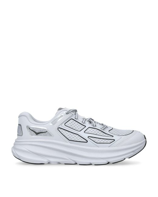 Hoka One One White Clifton One9 Sneakers for men