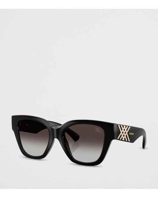 Burberry Black Injected Be4489U Square Sunglasses