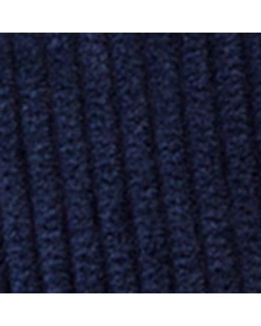 Prada Blue Corduroy Baseball Cap