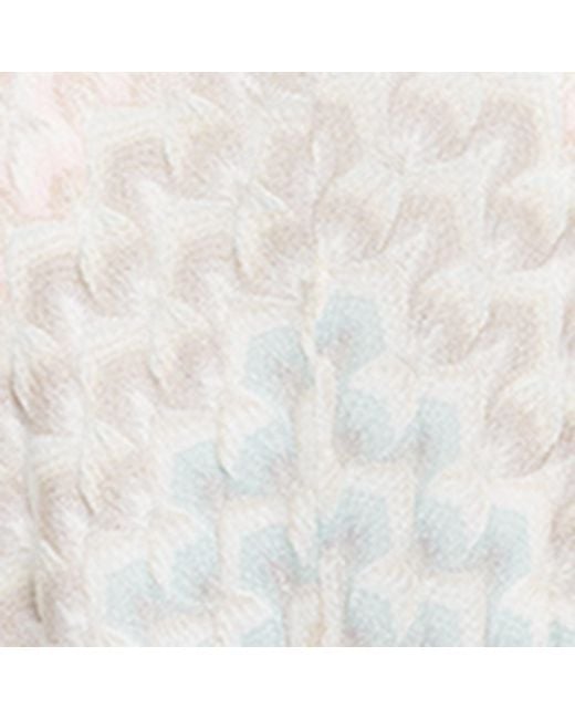 Missoni White Lamé Lace Motif Maxi Dress