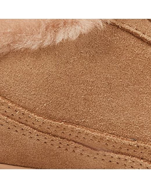 Jimmy Choo Brown Diamond Maxi Retro Suede-Shearling Sneakers