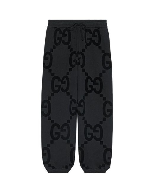 Gucci Black Gg Sweatpants for men