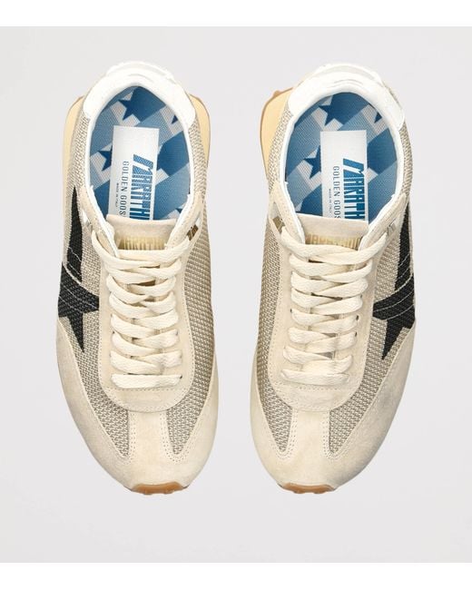 Golden Goose Deluxe Brand Natural Marathon Sneakers