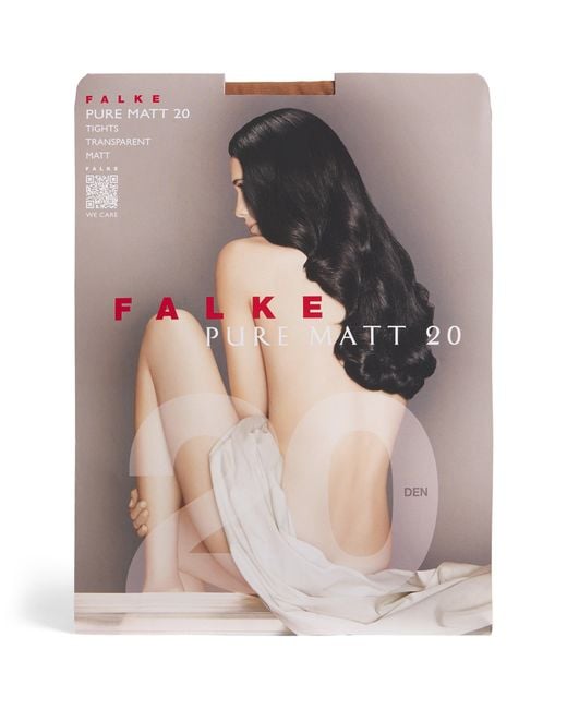 Falke Gray Pure Matt 20 Tights
