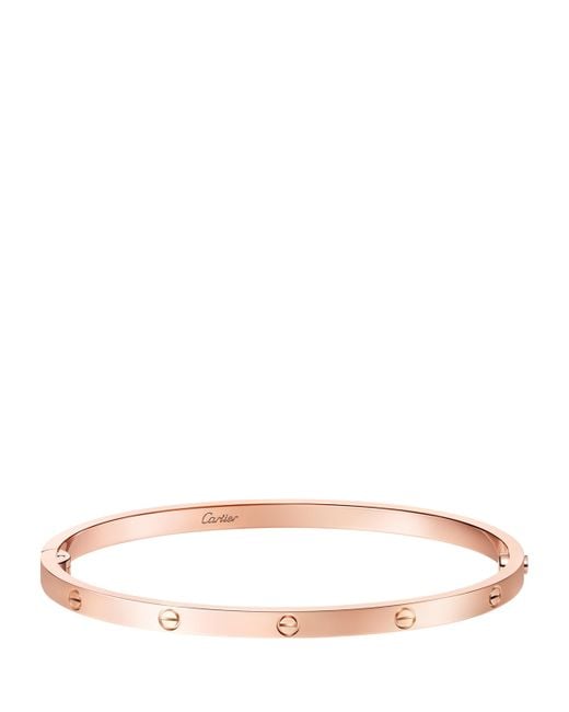 Cartier Natural Small Rose Love Bracelet