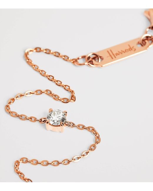 Harrods Metallic And Diamond Bracelet