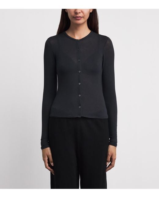 Skims Blue Sheer Modal Cardigan