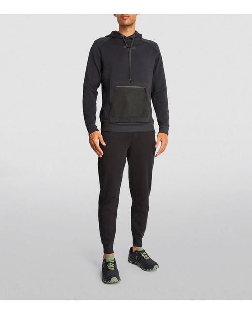 On Shoes Gray Technical Hoodie for men