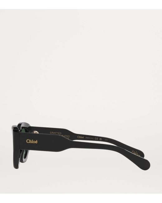 Chloé Green Metal Ch0220S Sunglasses