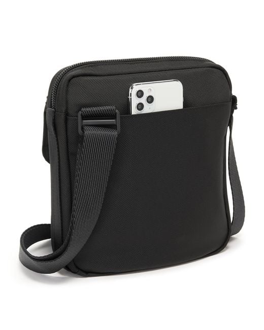 Tumi Black Alpha Bravo Day Cross-Body Bag
