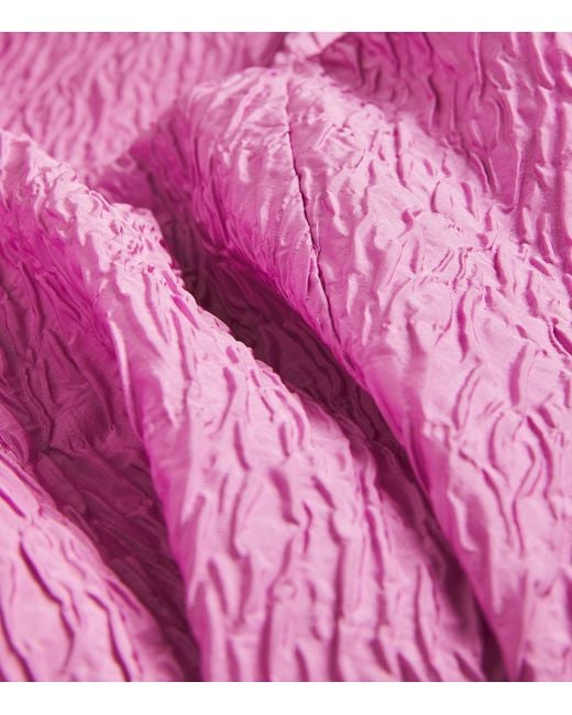 Roksanda Pink Cloqué Tera Midi Dress