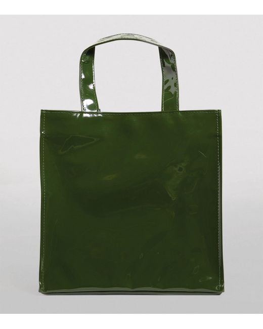 Harrods Green Small Jacob Bear Shopper Bag