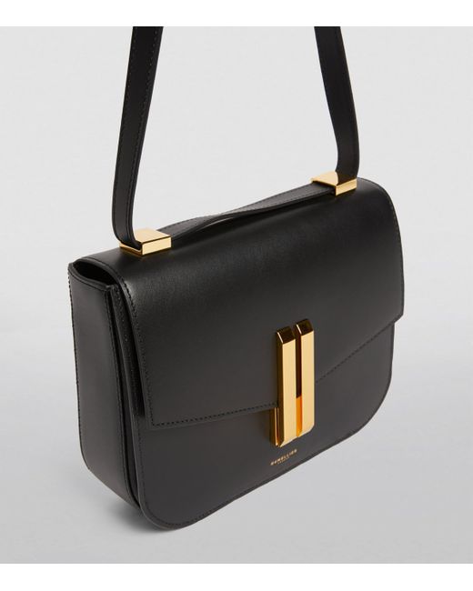 DeMellier London Leather Vancouver CrossBody Bag in Black Lyst UK