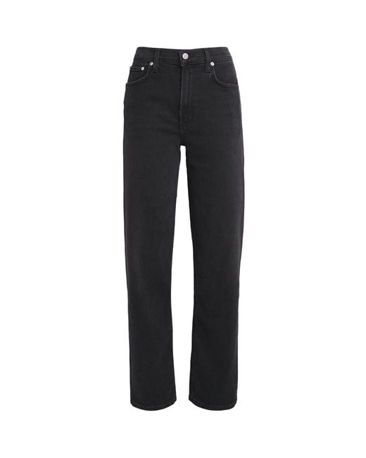 Citizens of Humanity Black Palma Straight Jeans