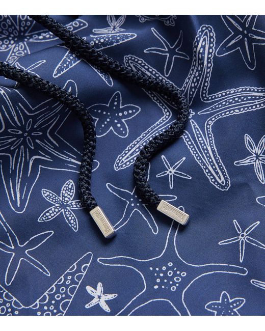 Vilebrequin Blue Starfish Print Moorea Swim Shorts for men