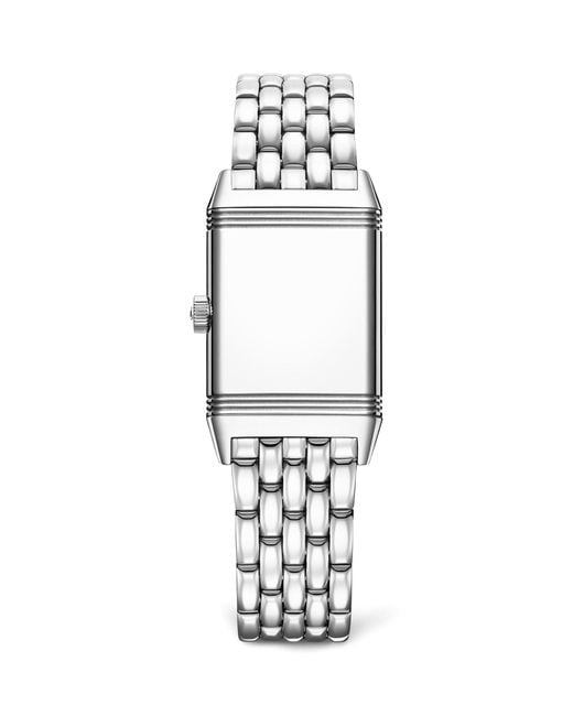 Jaeger-lecoultre White Stainless Steel Reverso Classic Watch 21mm