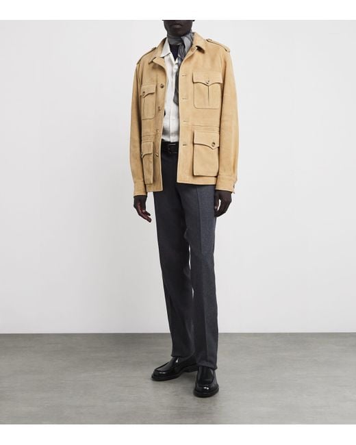 Ralph Lauren Natural X Wimbledon Suede Safari Jacket for men
