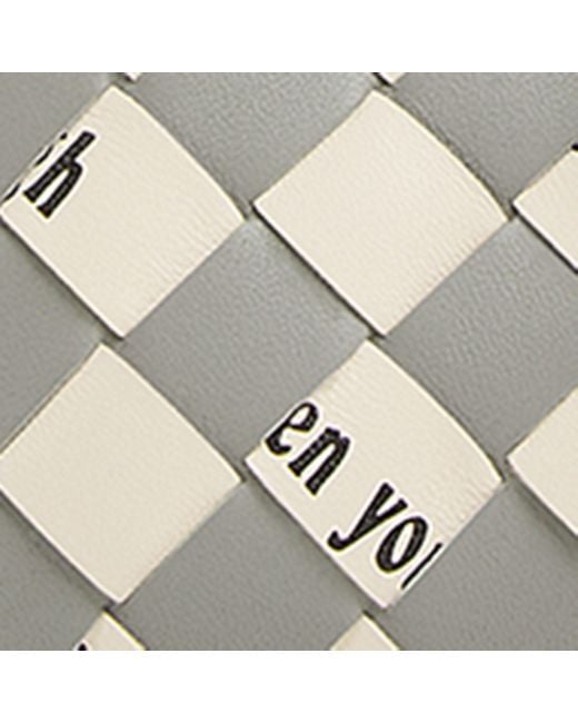 Bottega Veneta White Nappa Leather Concert Pouch