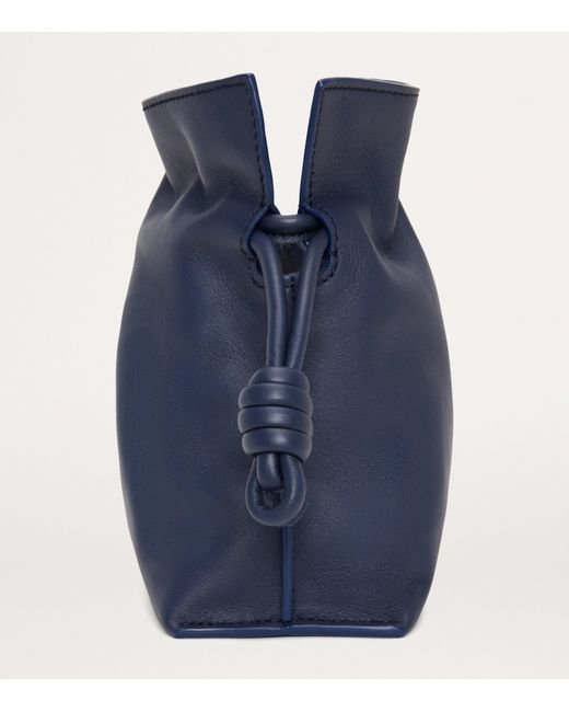 Loewe Blue Mini Leather Flamenco Purse