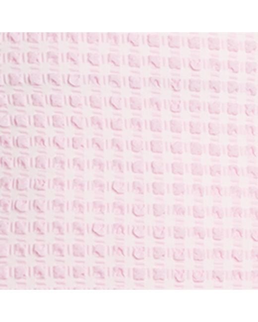 Jonathan Simkhai Pink Gingham Suni Swimsuit