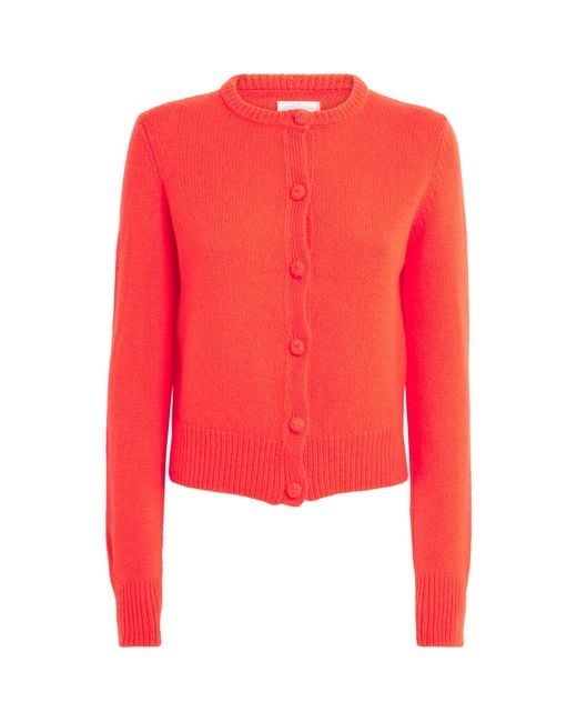 Suzie Kondi Red Cashmere Kadria Cardigan