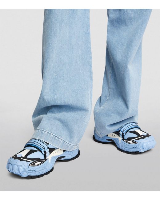 Off-White c/o Virgil Abloh Blue Glove Slip-on Sneakers for men