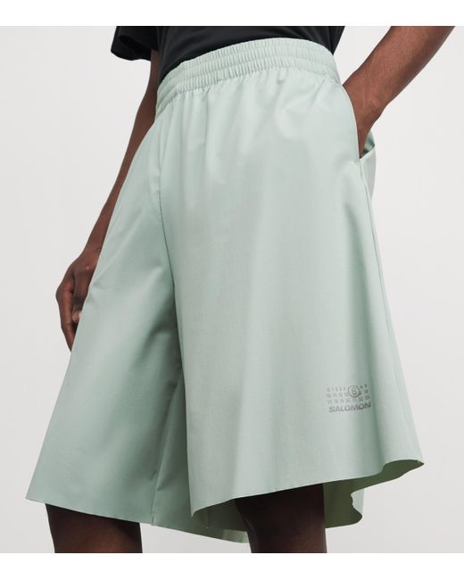 MM6 by Maison Martin Margiela Blue X Salomon Running Shorts for men