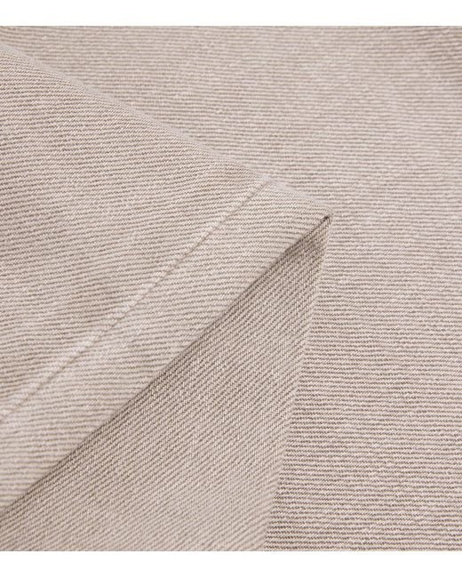 Isaia Gray Straight Jeans for men