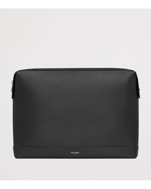 Saint Laurent Black Paris Pouch for men