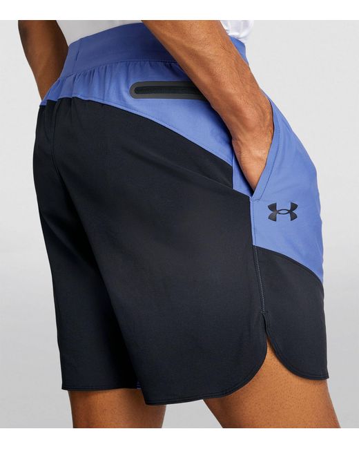 Under Armour Blue Vanish Hybrid Shorts for men