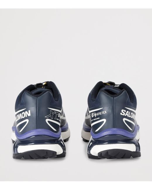 Salomon Blue Xt-6 Gore-tex Sneakers Carbon / Vanilla Ice / Liberty for men