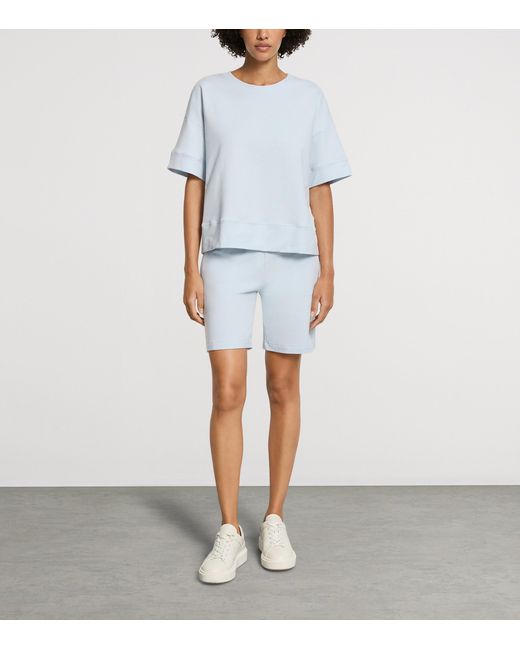 Hanro White Stretch-Cotton Short-Sleeve Sweatshirt
