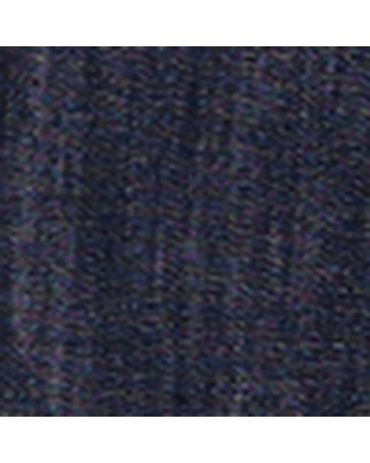 Max Mara Blue Cotton-Linen Denim Trousers