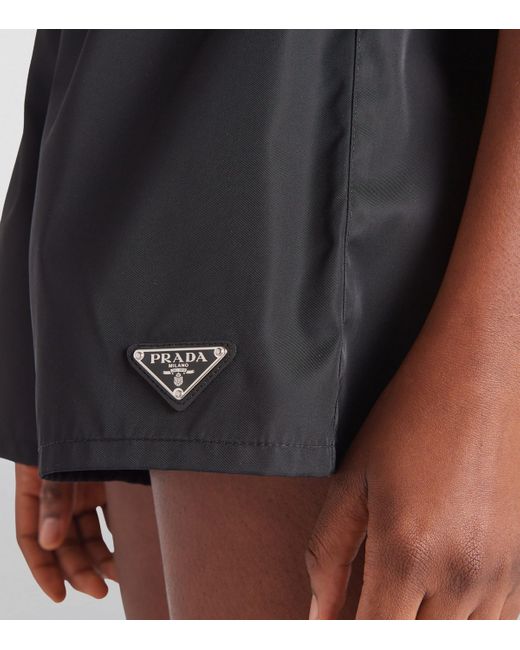 Prada Black Re-Nylon Shorts